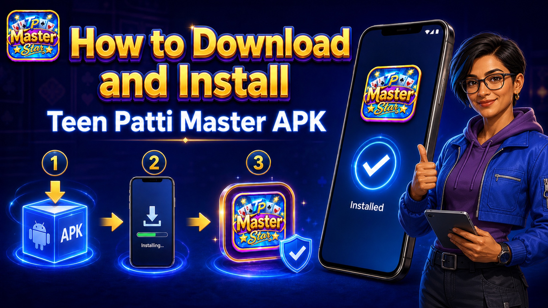 How to Download and Install Teen Patti Master APK visual guide