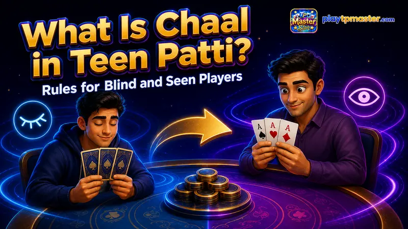 What Is Chaal in Teen Patti? Rules for Blind and Seen Players