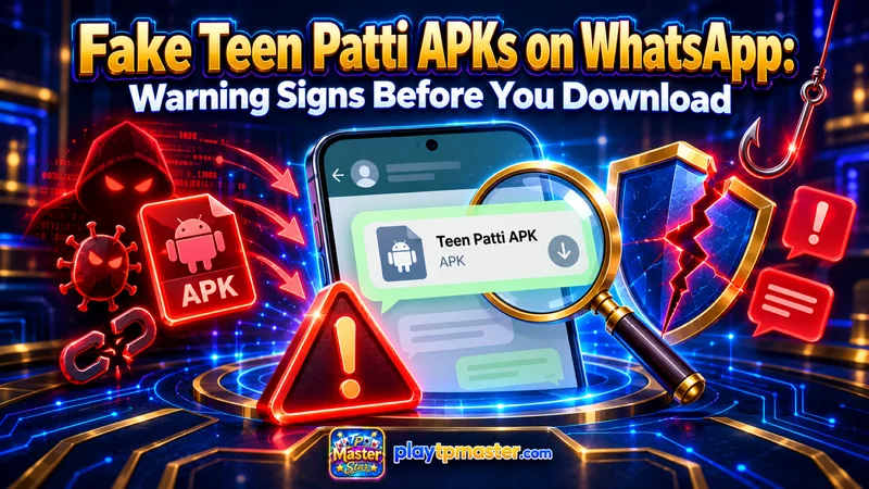 Fake Teen Patti APKs on WhatsApp: Warning Signs Before You Download