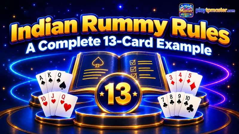 Indian Rummy के नियम: तेरह पत्तों की पूरी मिसाल