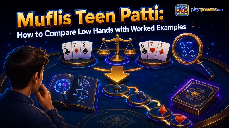 Muflis Teen Patti: How to Compare Low Hands with Worked Examples