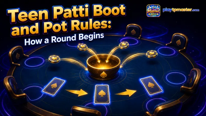 Teen Patti Boot and Pot Rules: How a Round Begins