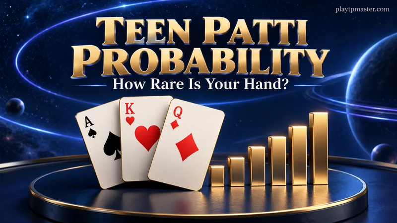 Teen Patti Hand Probabilities: How Rare Is Each Hand?