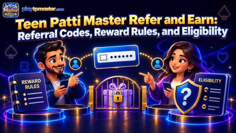 Teen Patti Master Refer and Earn: Referral Codes, Reward Rules, and Eligibility