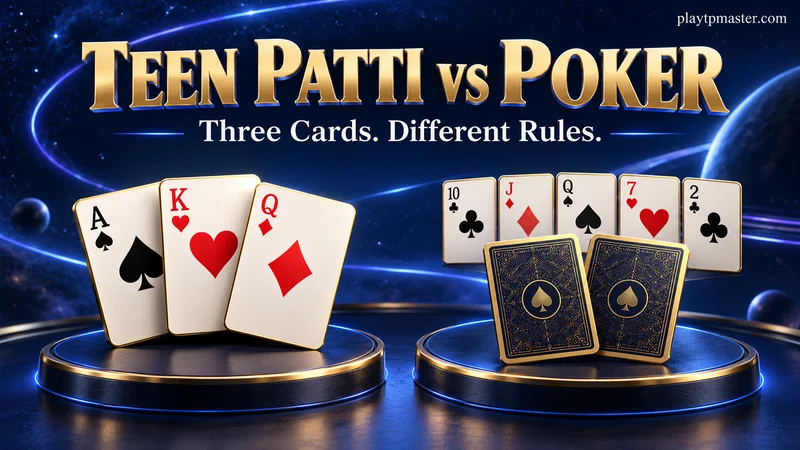 Teen Patti vs Poker: Differences in Cards, Rankings and Gameplay