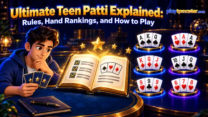 Ultimate Teen Patti: नियम, हैंड रैंकिंग और खेलने का तरीका