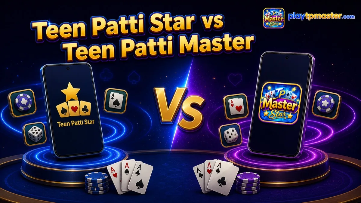 Teen Patti Star vs Teen Patti Master app comparison for identity, features and APK safety